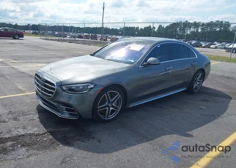 2021 Mercedes-Benz S 580 4Matic из США, поврежденный, VIN W1K6G7GB8MA029712